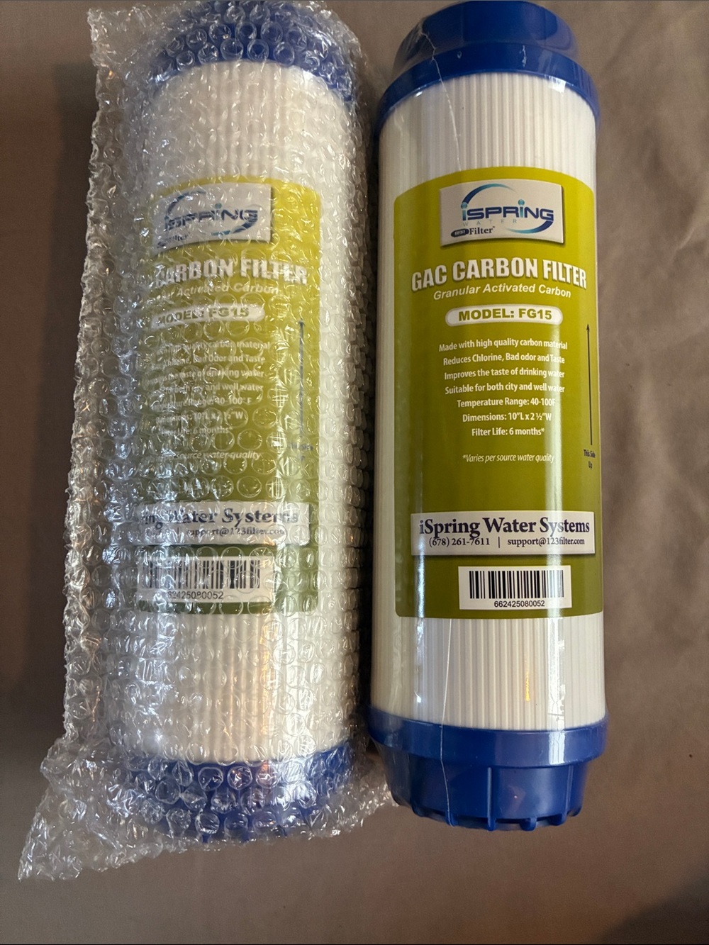 iSpring Water Filtration Replacement Filters(7!)